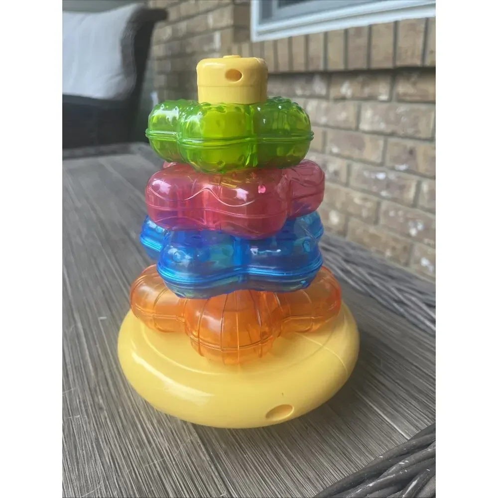 Fisher Price Superstar Classical Rock A Stack Star Stacking Rings Musical Lights